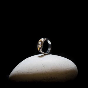 Silver Lily Moissanite Ring - 1ct solitaire